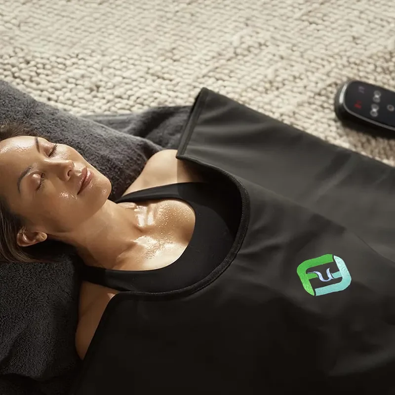 Fuerle Home Use Slimming Infrared Sauna Blanket Far-Infrared US/EU Plugs Electric Heaters Bag for Body Shaping Detox Weight Loss