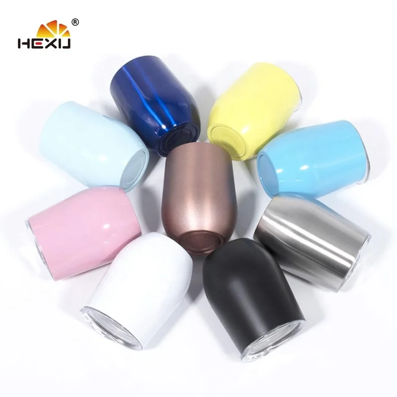 12oz Stainless Steel Double Wall Insulated Wine Cup Coffee Thermo Mug