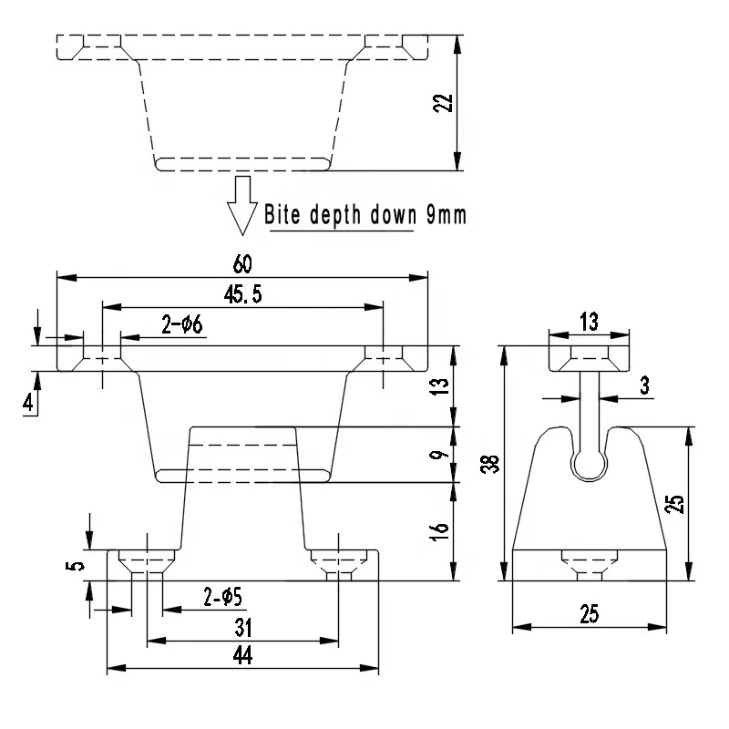 White or Black Nylon Door Retainer Catch For Caravan Motorhome RV Boat Door Clip