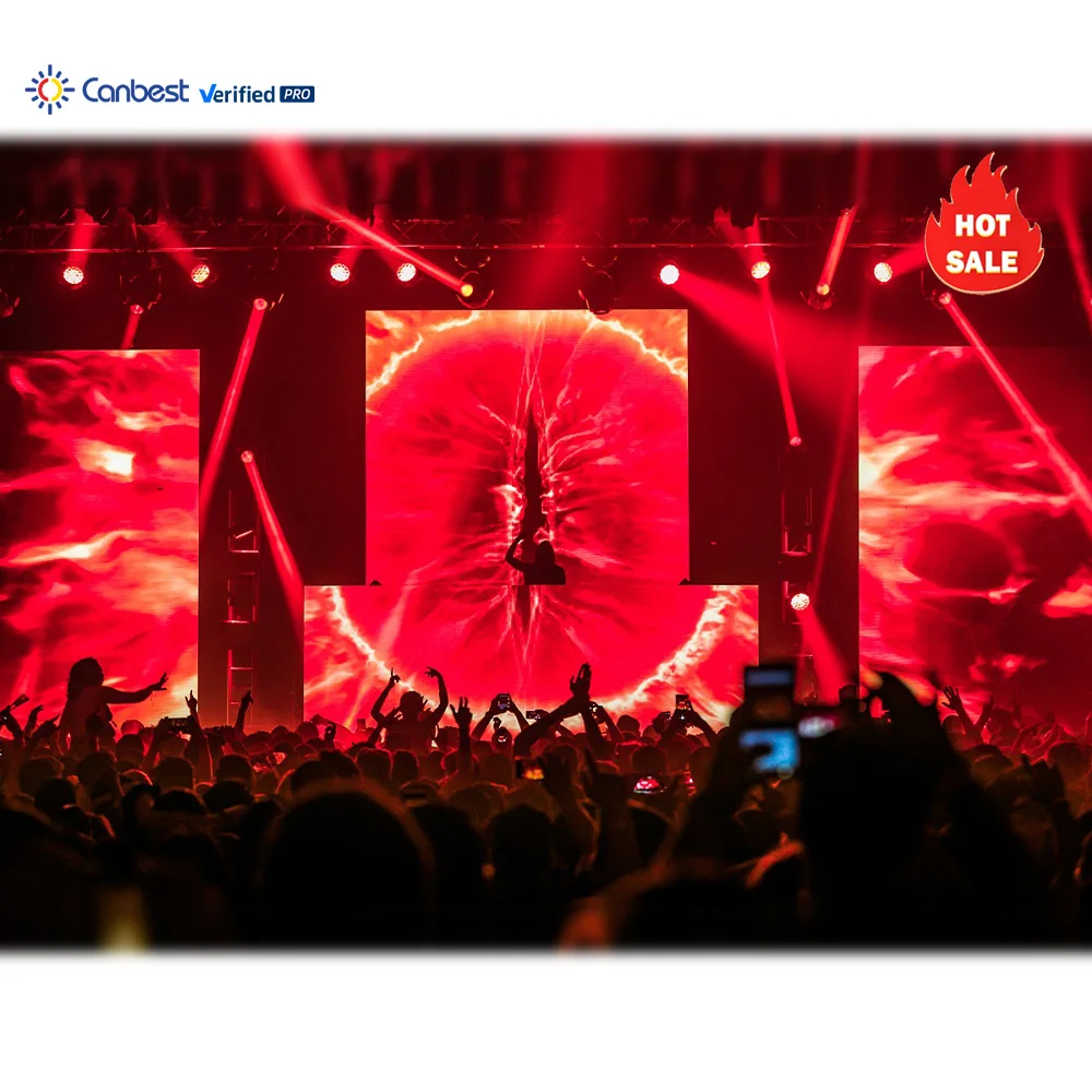Indoor Big Screen P4 Led Display For Showcase Concert Show Stage Wall Party Night Club Screen For Disco