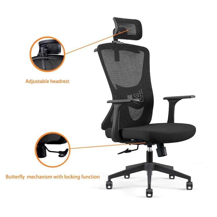 swivel world convenience hs code metal frame furniture mesh back office chair