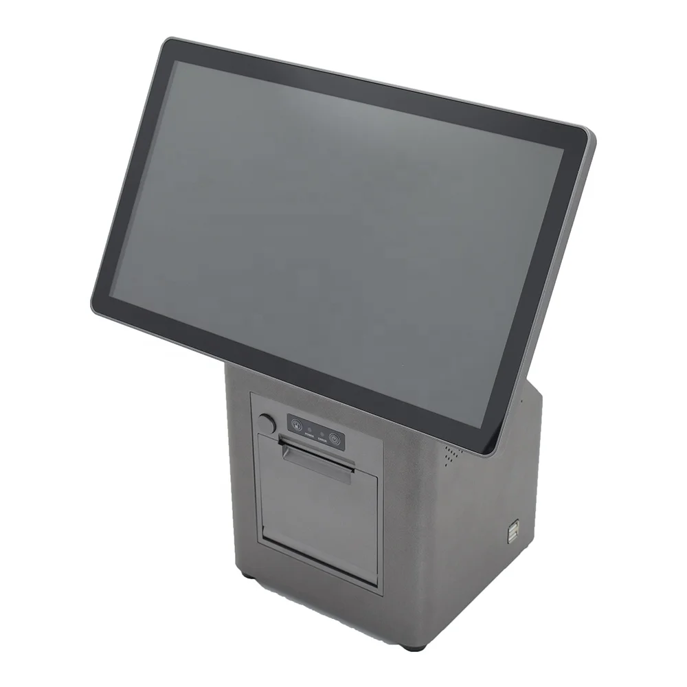 14 дюймов сенсорный экран Windows pos машина Встроенный 58 мм Термопринтер кассовый аппарат