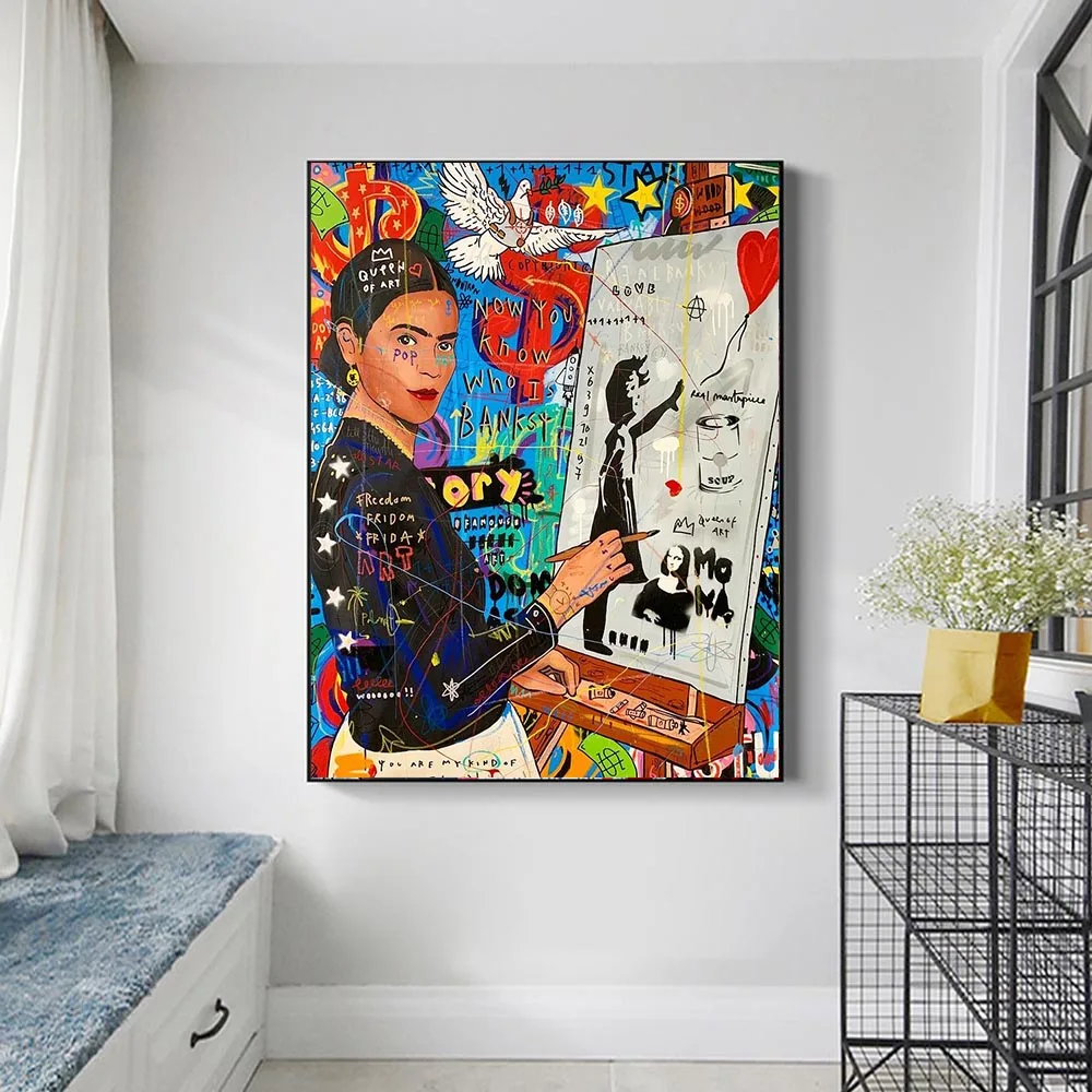 Modern Home Decoration Print Street Art Canvas Paintings Naked Women Poster Pop Art Graffiti