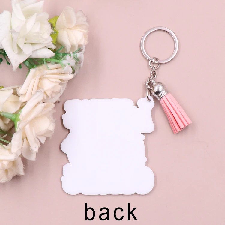 MD140KH1285 1 шт. новый продукт CN давайте девушки модный акриловый брелок с принтом