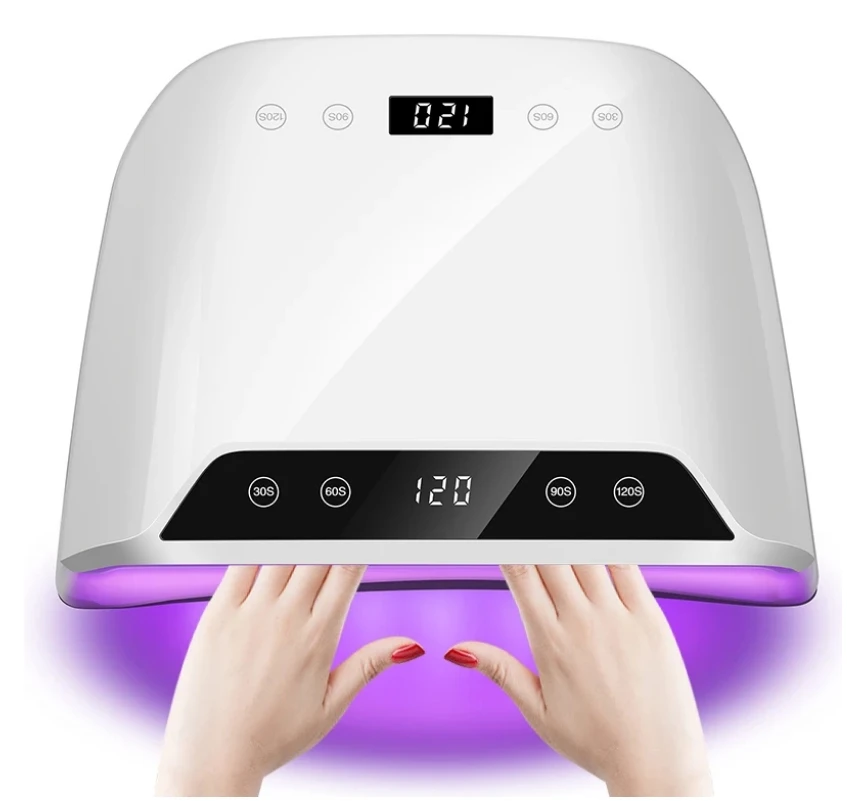 72LEDS Nail Drying Lamp For Nails Gel Polish With 4 Timer Setting HD Display Screen Auto Sensor Professional Nail Drying Machine