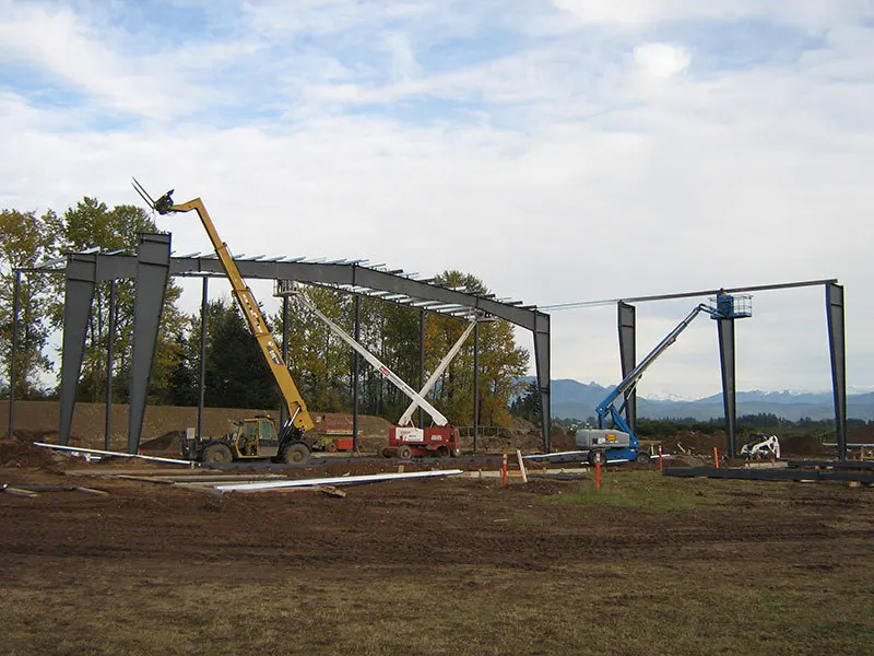 Prefabricated Workshop Building Steel Structure Warehouse Steel office building Hangar