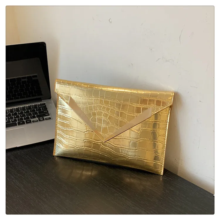 Wholesale Womens Handbags High Quality Trendy Luxury Lady Party Crocodile Pattern Hand Bags Evening Clutch Women