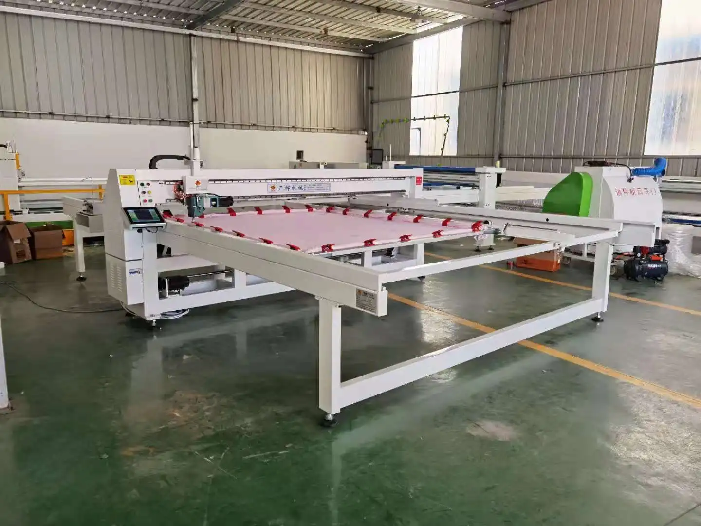 New 2022 horizontal two way quilting machinery high speed quilting and embroidery border machine for quilt