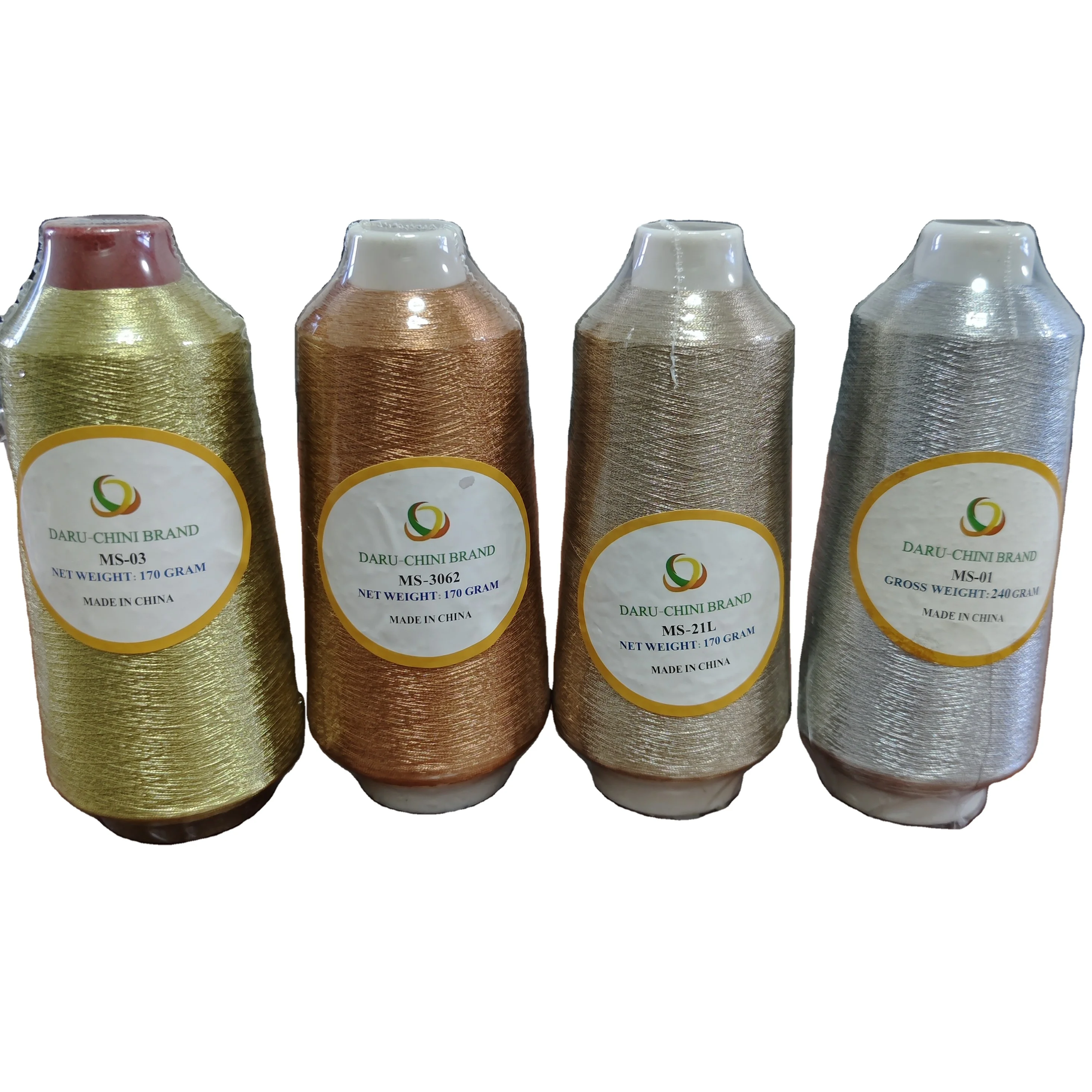 HOT SELL embroidery yarn ST/MS type metallic yarn Bangladesh Market