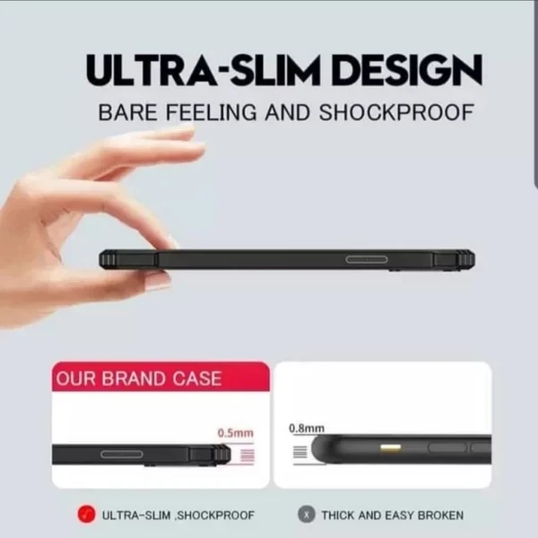 Чехол Shemax для мобильного телефона Tecno Camon 18 Pro гибридный сверхпрочный армированный двухслойный чехол с защитой от царапин Comon