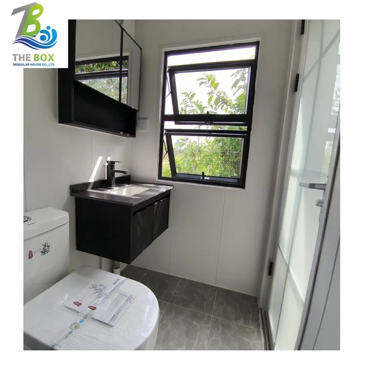 Prefabricate 2 Bedroom Luxury Design Made Wooden Modern Small  Prefab Light Steel Tiny House Modular Home Villa portable house