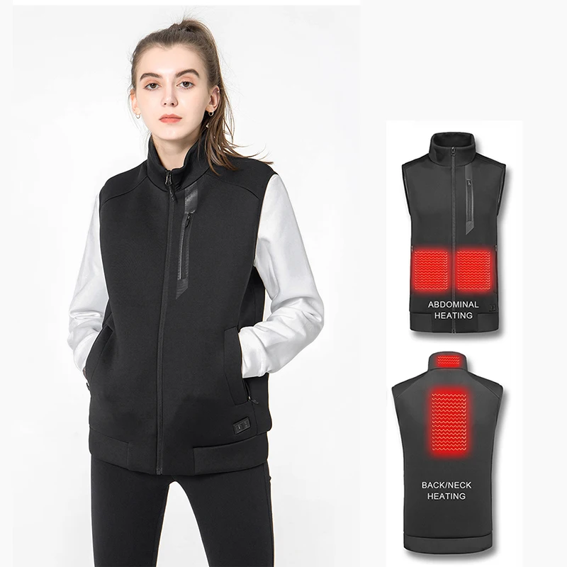 Wholesale 2019 Winter New Windproof Rechargeable Battery Heated Mens Vest