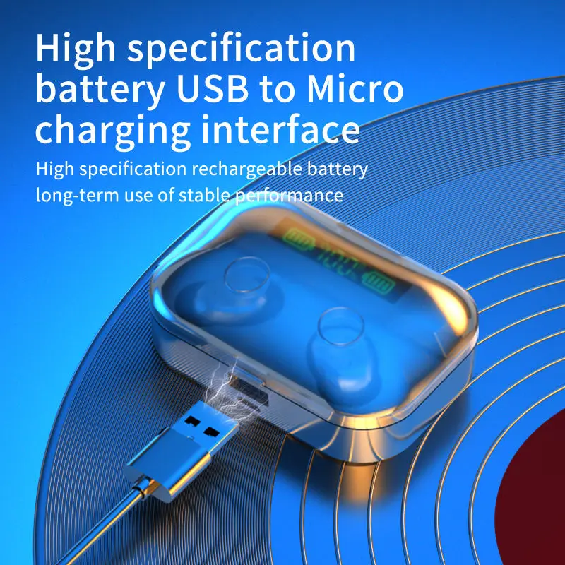 Hot Selling Ecouteur TG01 Waterproof TWS Bluetooth OEM ODM Wireless Bluetooth Headset