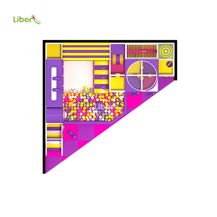 Creative Play Liben Indoor Playground Entertainment with Ball Pool