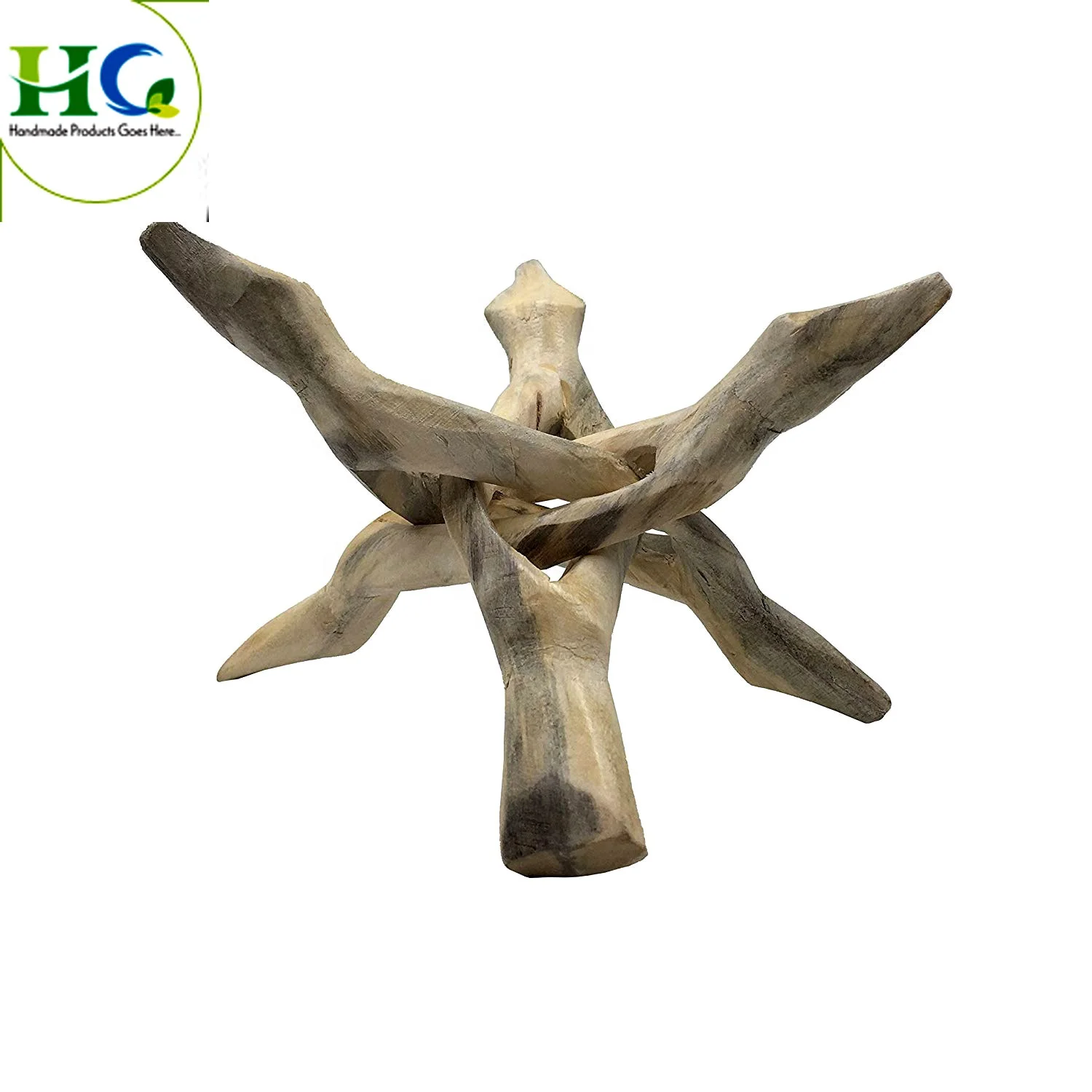 Handmade Wooden Eyeglass Holder Stand with Black Mustache Unique Spectacle Specs Display Stand