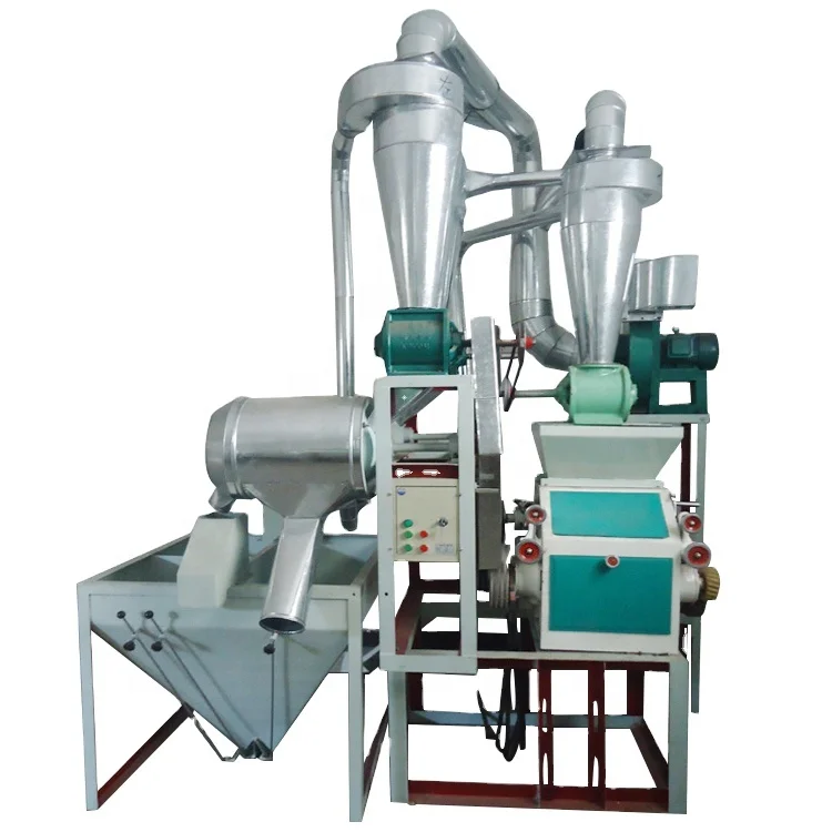 300-500kg/h Hot In Uganda kenya small scale maize corn wheat flour milling machine flour mill plant
