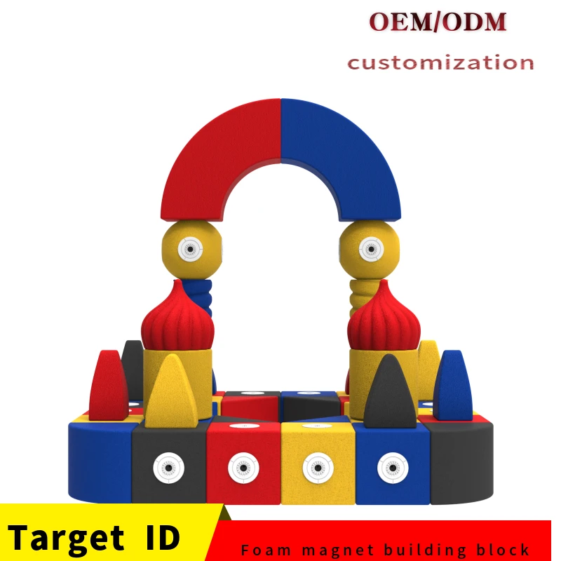 OEM Large Soft Stackable Eva Foam Blocks Gift Play Set For Kids Toddlers Preschool