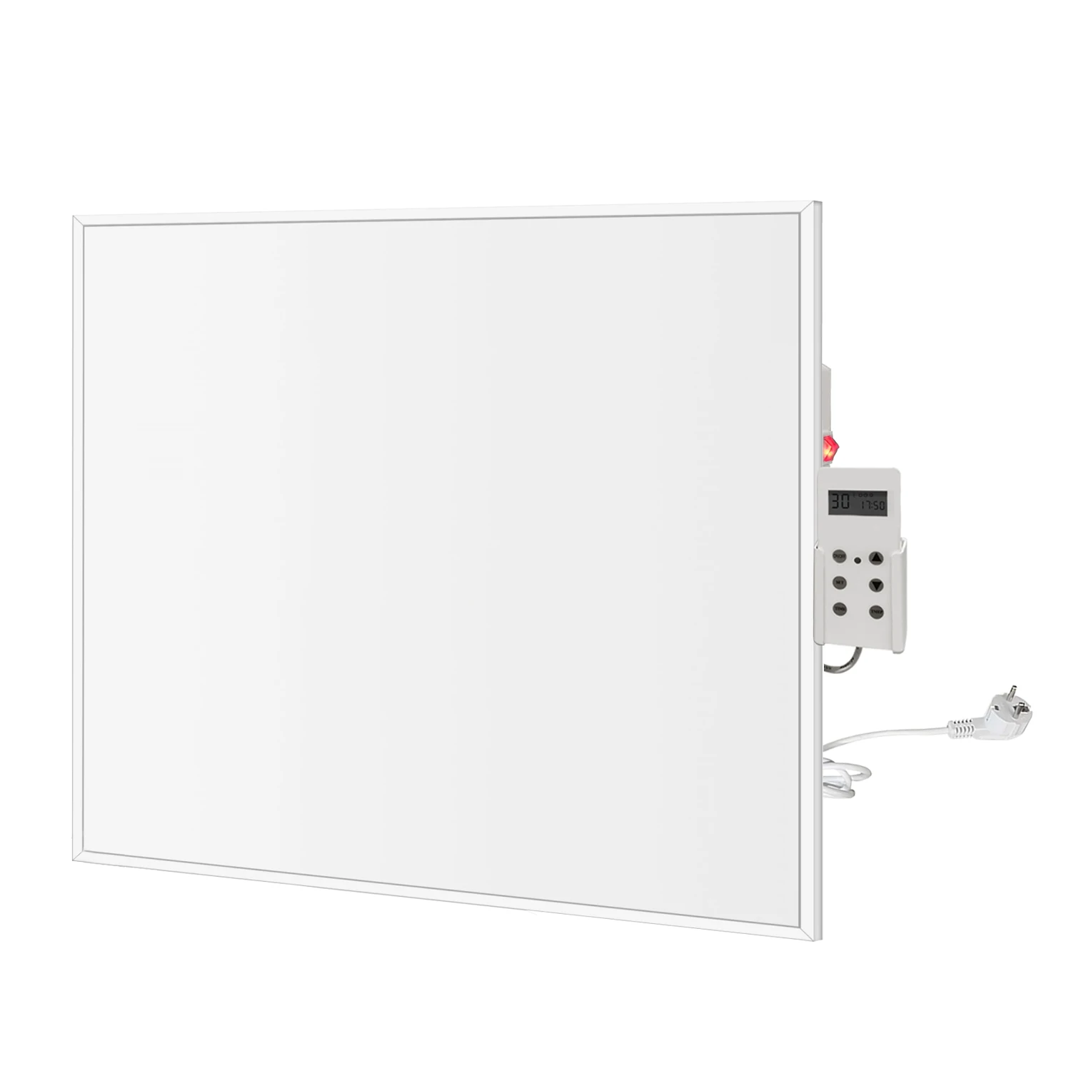 Carbon crystal heating LCD display custom programs thermostat with remote controller C036X 360 W electric infrared panel heater