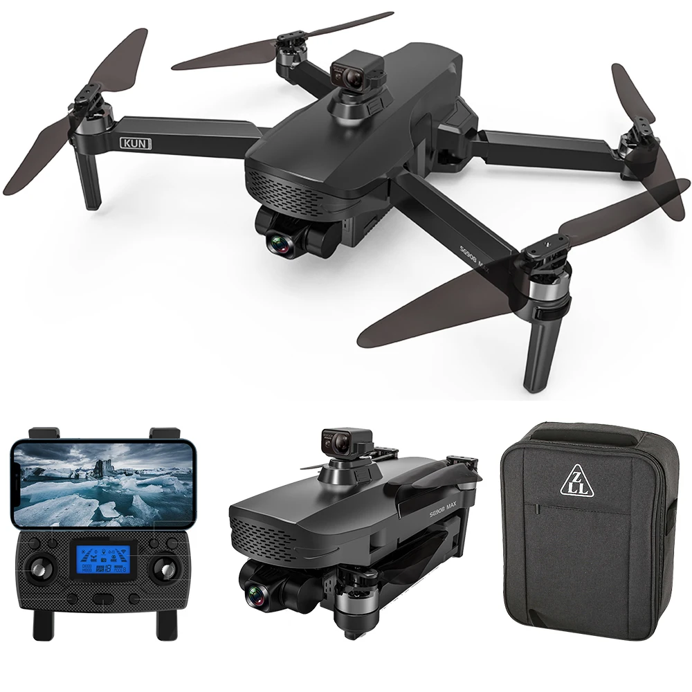 3000M RC Distance 26 Minutes Flying Time EVO EIS RTS GPS 5G Video 3400mAh Battery SG908 Brushless Motor 3 Axis 4K Camera Drone