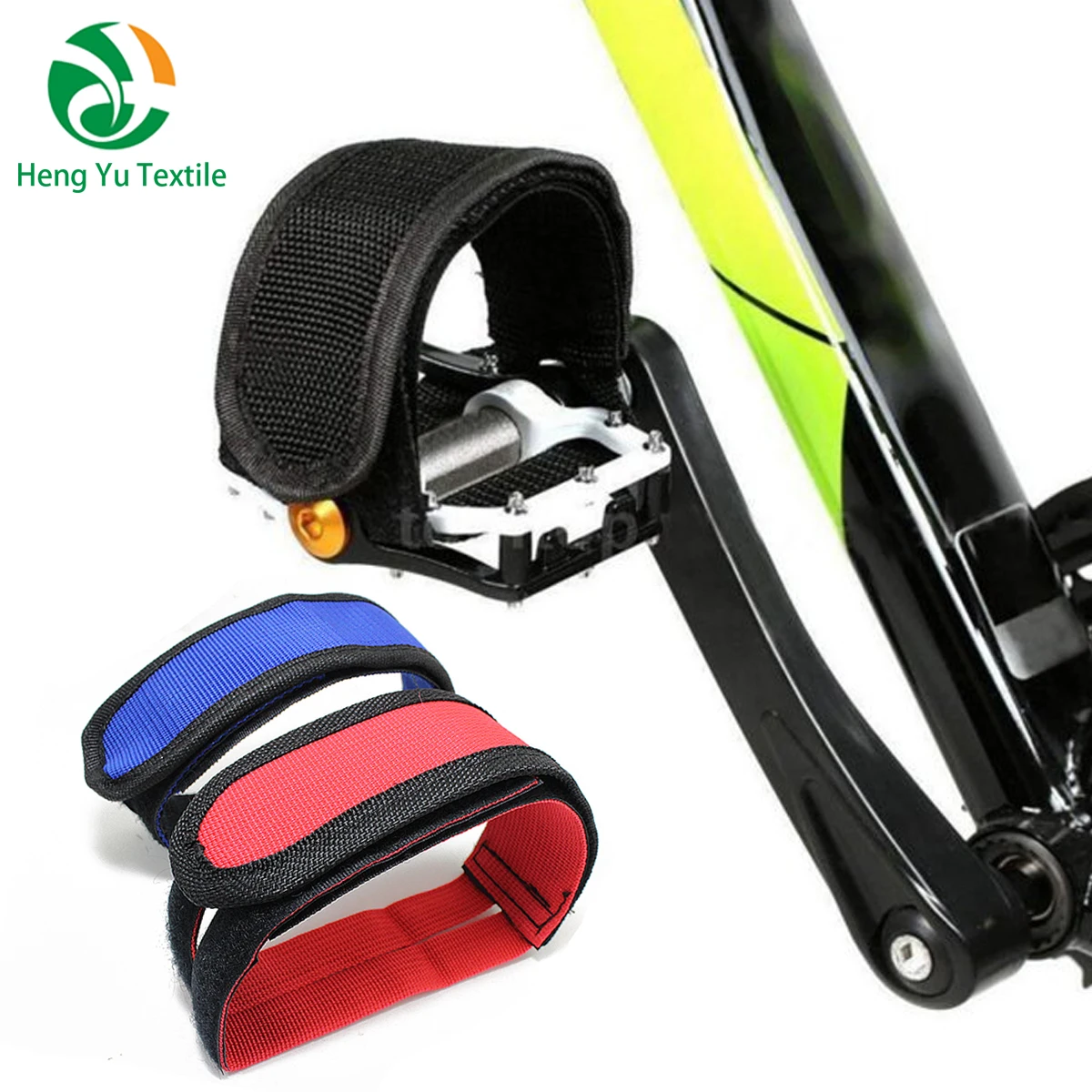 Factory wholesale customized hook and loop Kids Pedal Bike Foot Straps