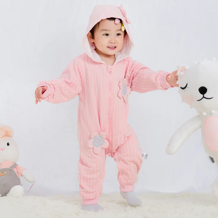 Новый дизайн осенней детской одежды оптом хлопковые комбинезоны для мальчиков и девочек Одежда для новорожденных