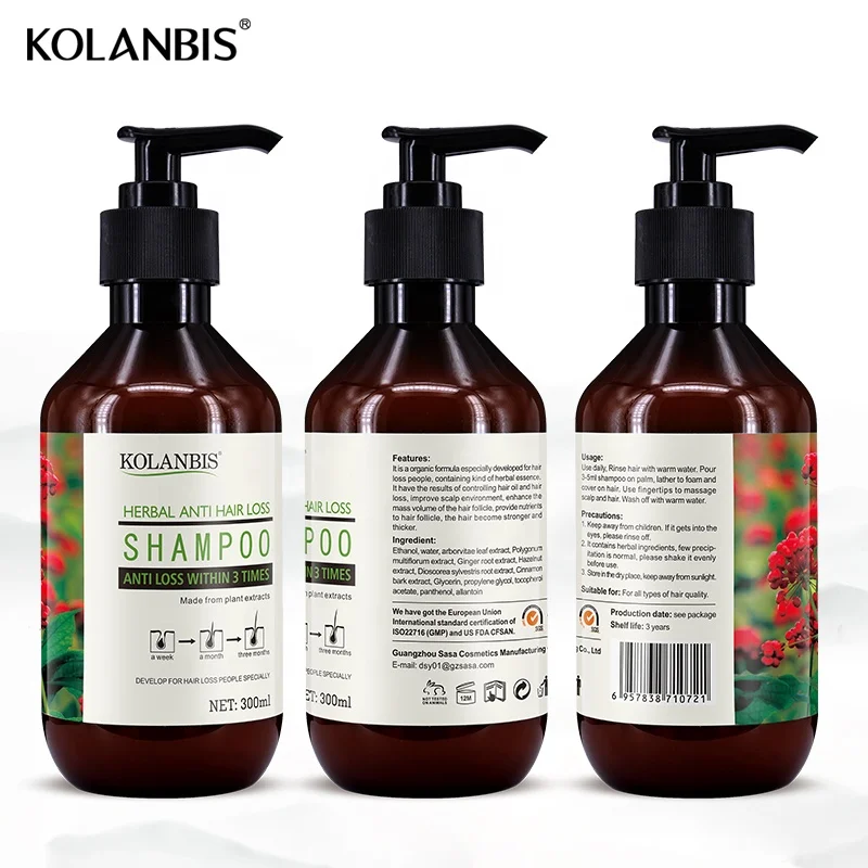 KOLANBIS Biotin Shampoo Strengthen Hair Follicles Hair Care Line Treatment Hair Growth