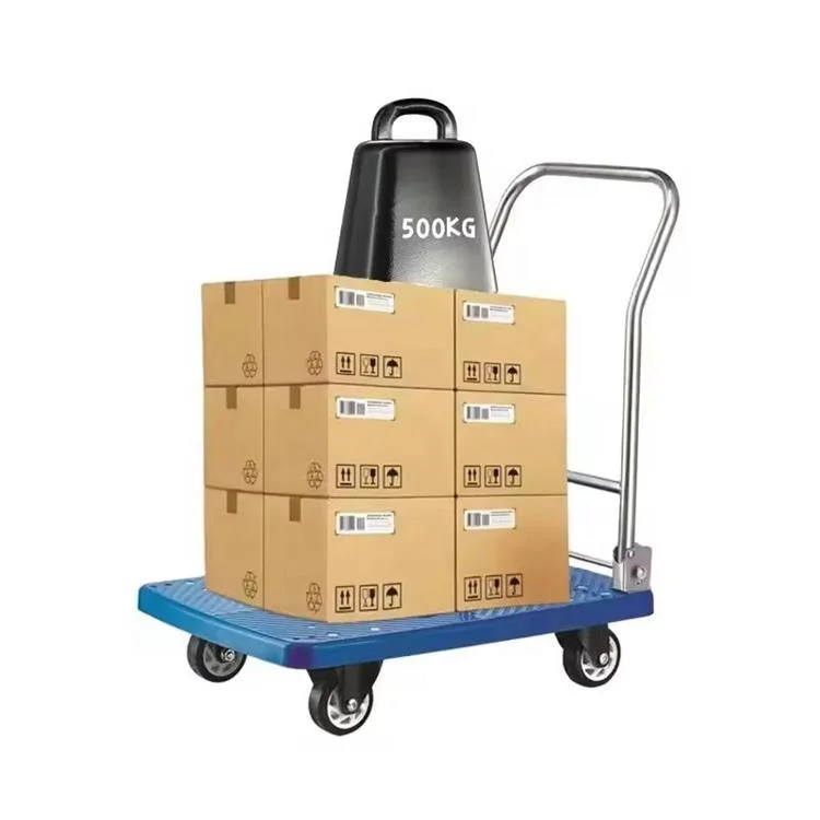 Plastic Folding Trolley Hand Carts Utility Transport Cart