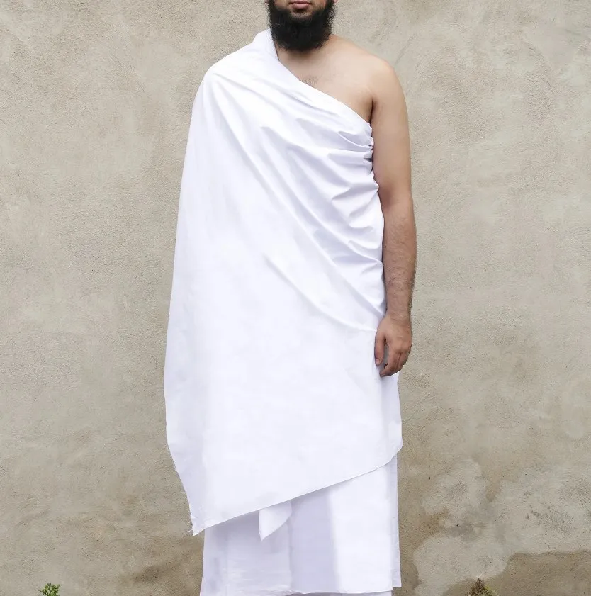 Cheap 100% Polyester Ihram Ehram Ahram For Men For Hajj And Umrah - 2 Towels microfiber hajj towel