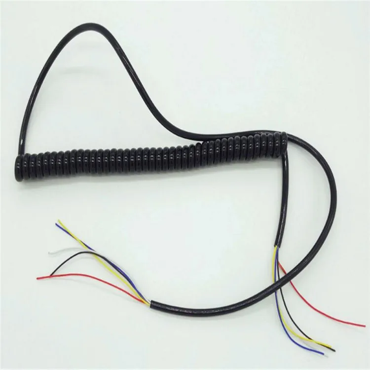  Micro usb/Вилка питания велкобритания/Molex Tyco Amp возраст: 3 4 6 7 8 9 10 12 ядер гибкой пружиной спиральный
