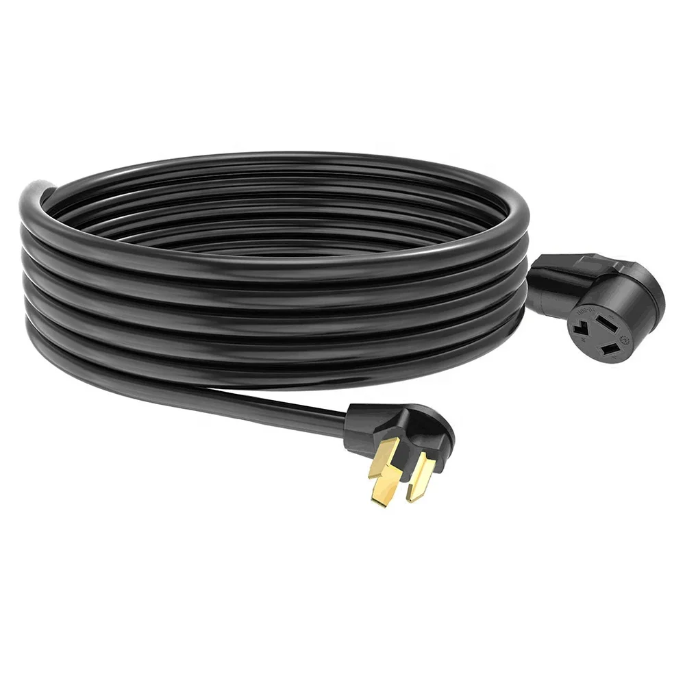 J476 3 Prong Dryer Extension Cord 50 Feet NEMA 10-30P to 10-30R Heavy Duty STW Extension Cord,30Amp 125V/250V 10-AWG
