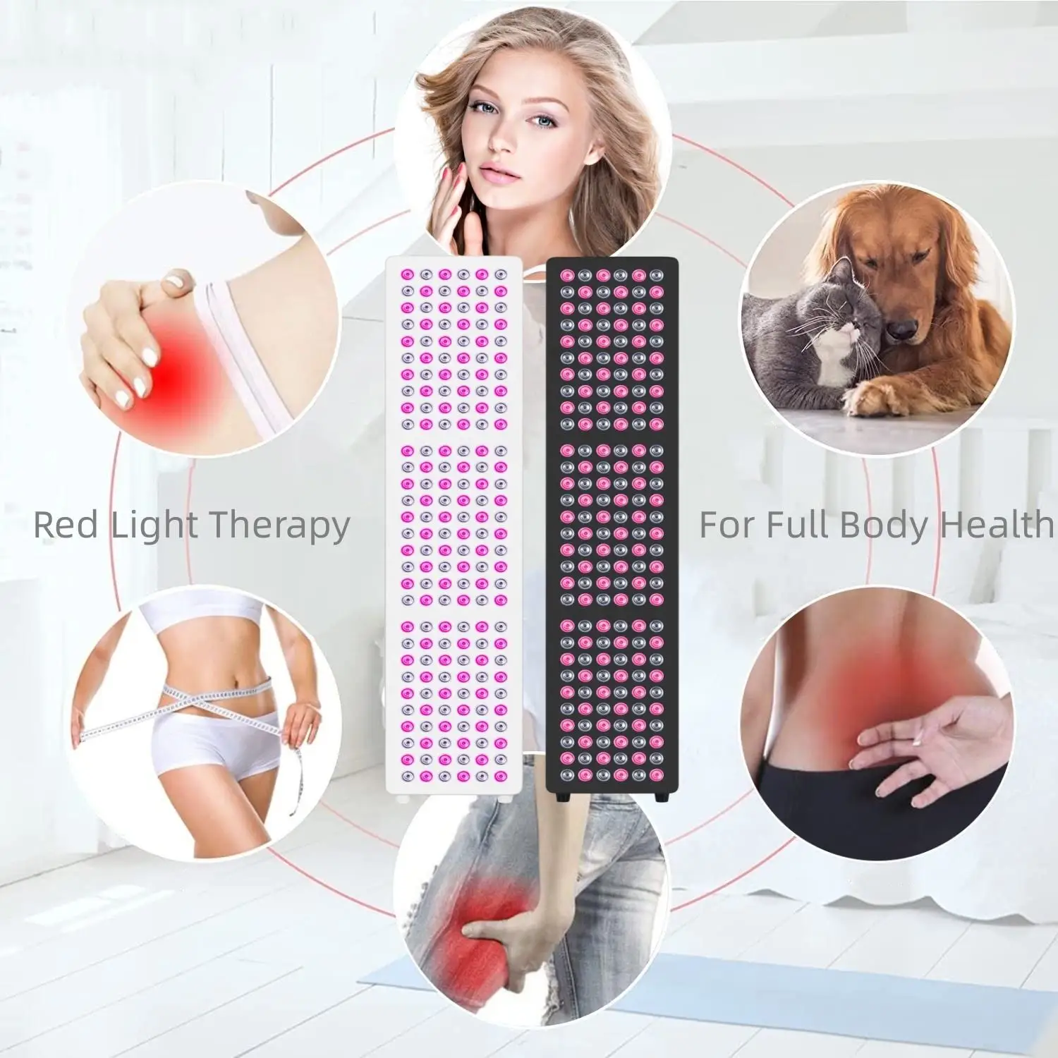 Medical Grade 1000W Smart Digital Display Near Infrared Led Red Light Therapy Panel Full Body Standing