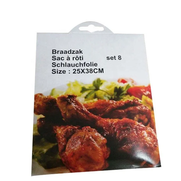 New style wholesale plastic oven bag roasting turkey brining bag