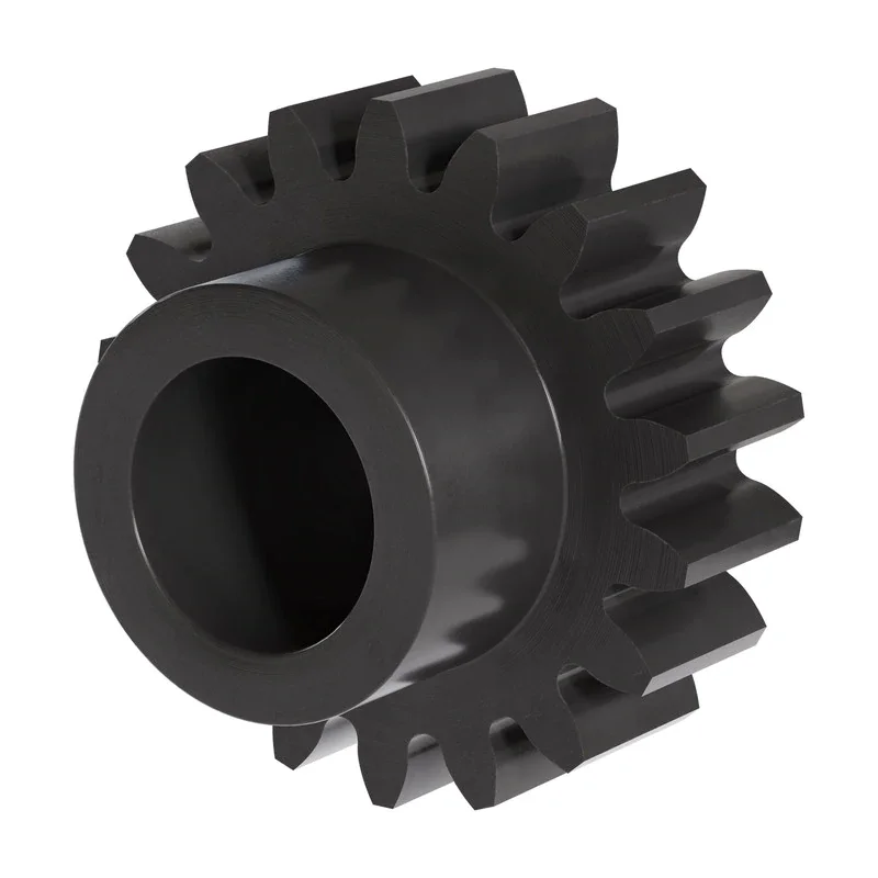 Custom high quality acetal 32P 18 T 0.250 inch bore plain bore gear delrin