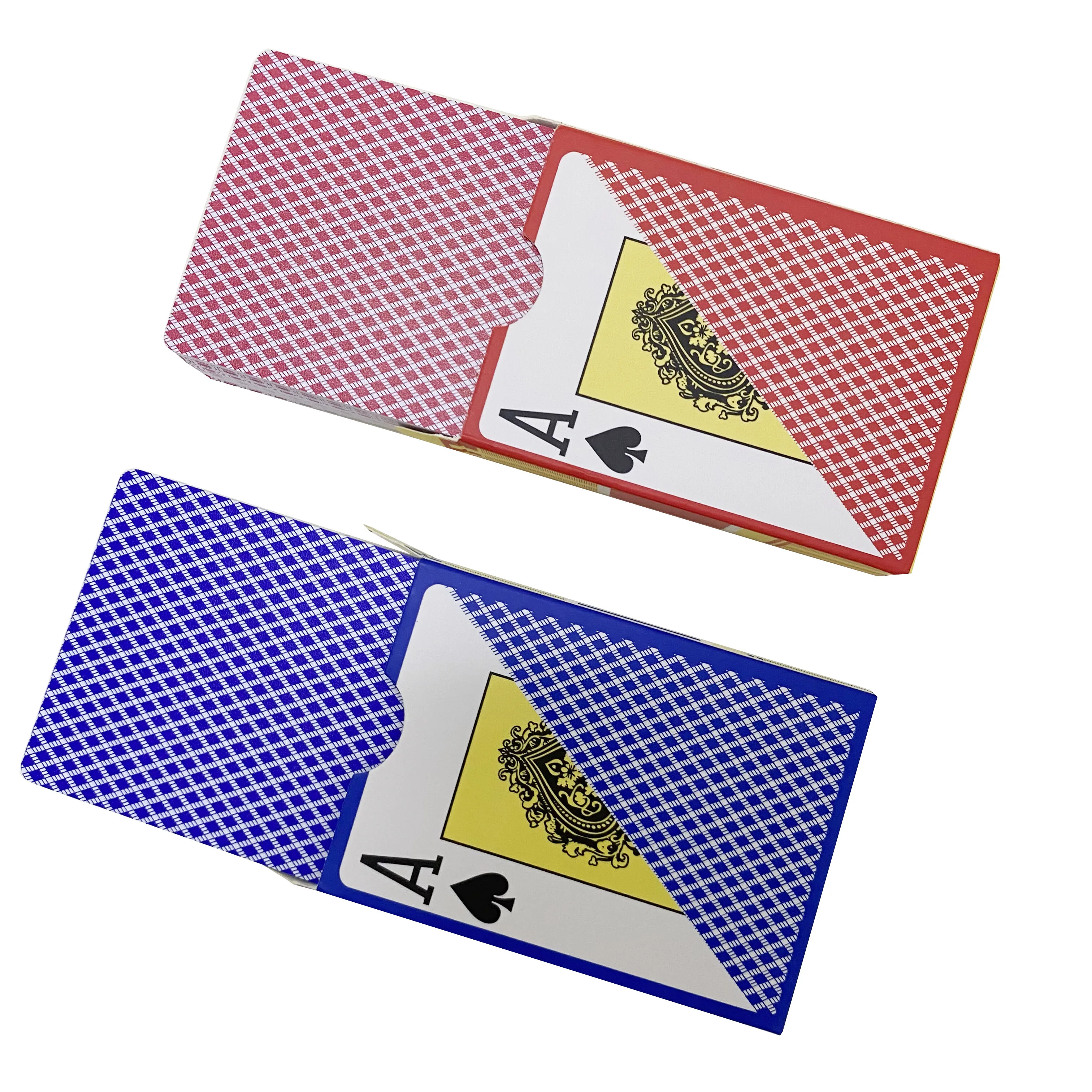USA Texas 63x88mm Jumbo custom logo Plastic poker custom plastic pvc playing cards printing