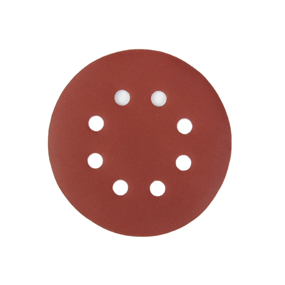 Abrasive tools white sandpaper hook and loop aluminum oxide sanding discs for wood furniture