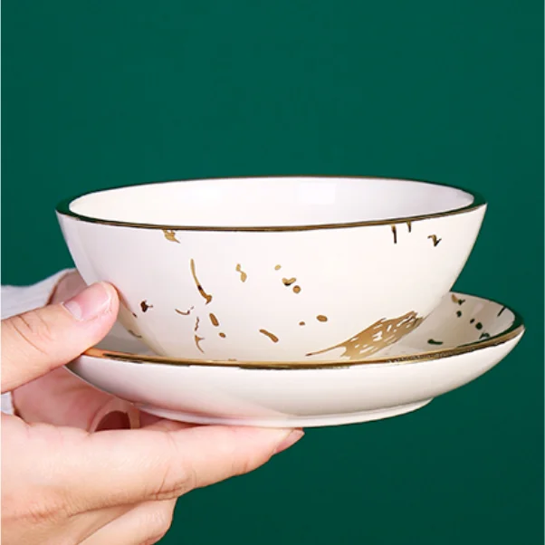 Бесплатный образец, товары для дома, современный дизайн, размер под заказ, набор керамических суповых рисовых бантов