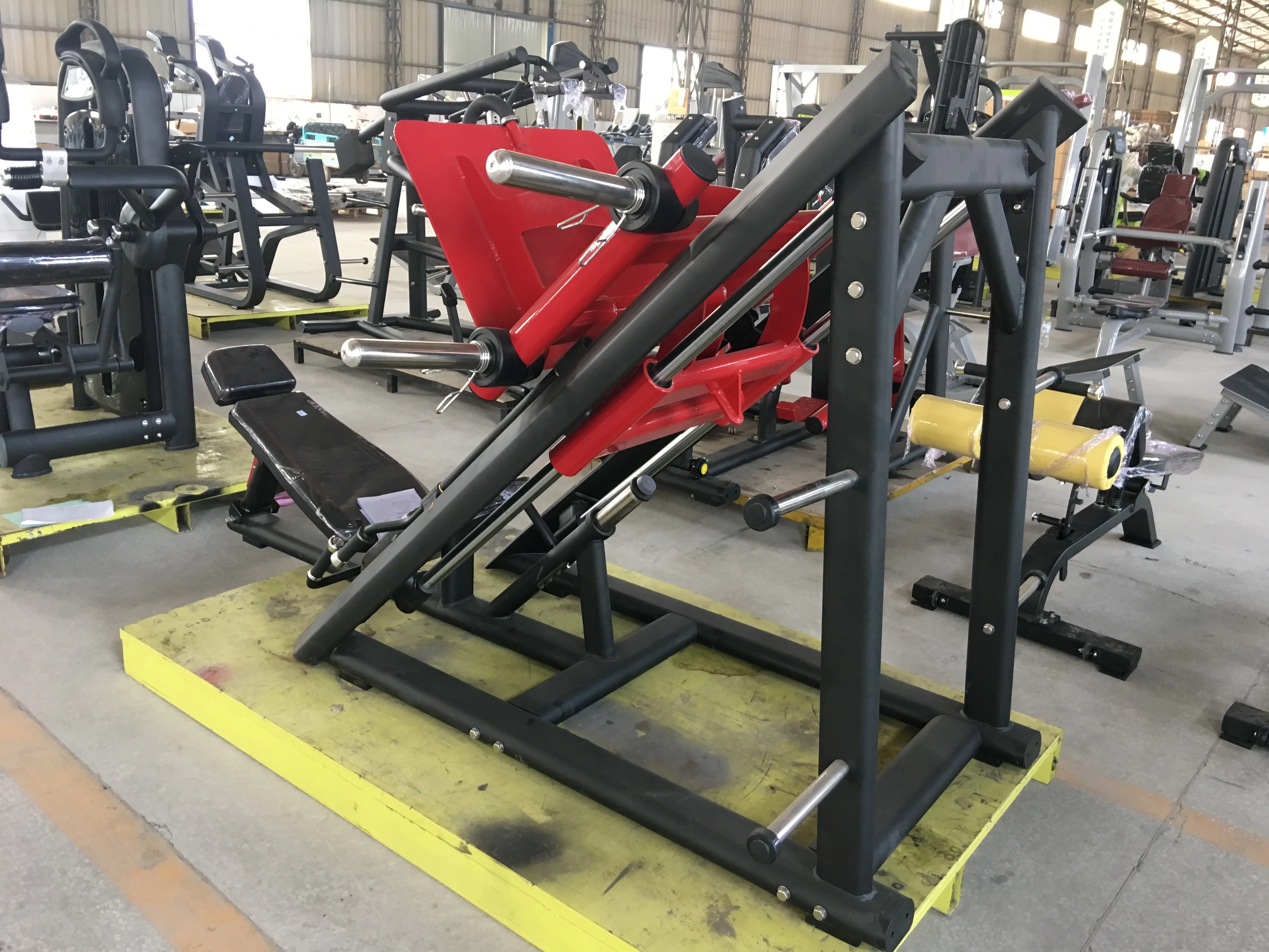 Commercial Plate Loaded Gym Machine PL-56 Linear Leg Press Machine