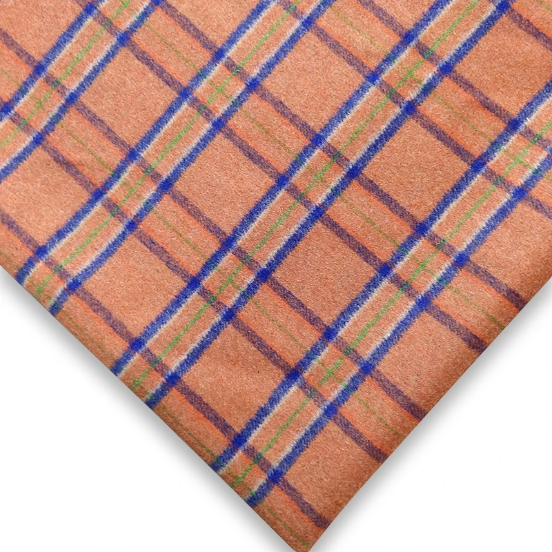 
Factory direct sale low price woolen fabric for dresses in plaid fabric blend yarn dyed women suit plain weave woolen fabric 