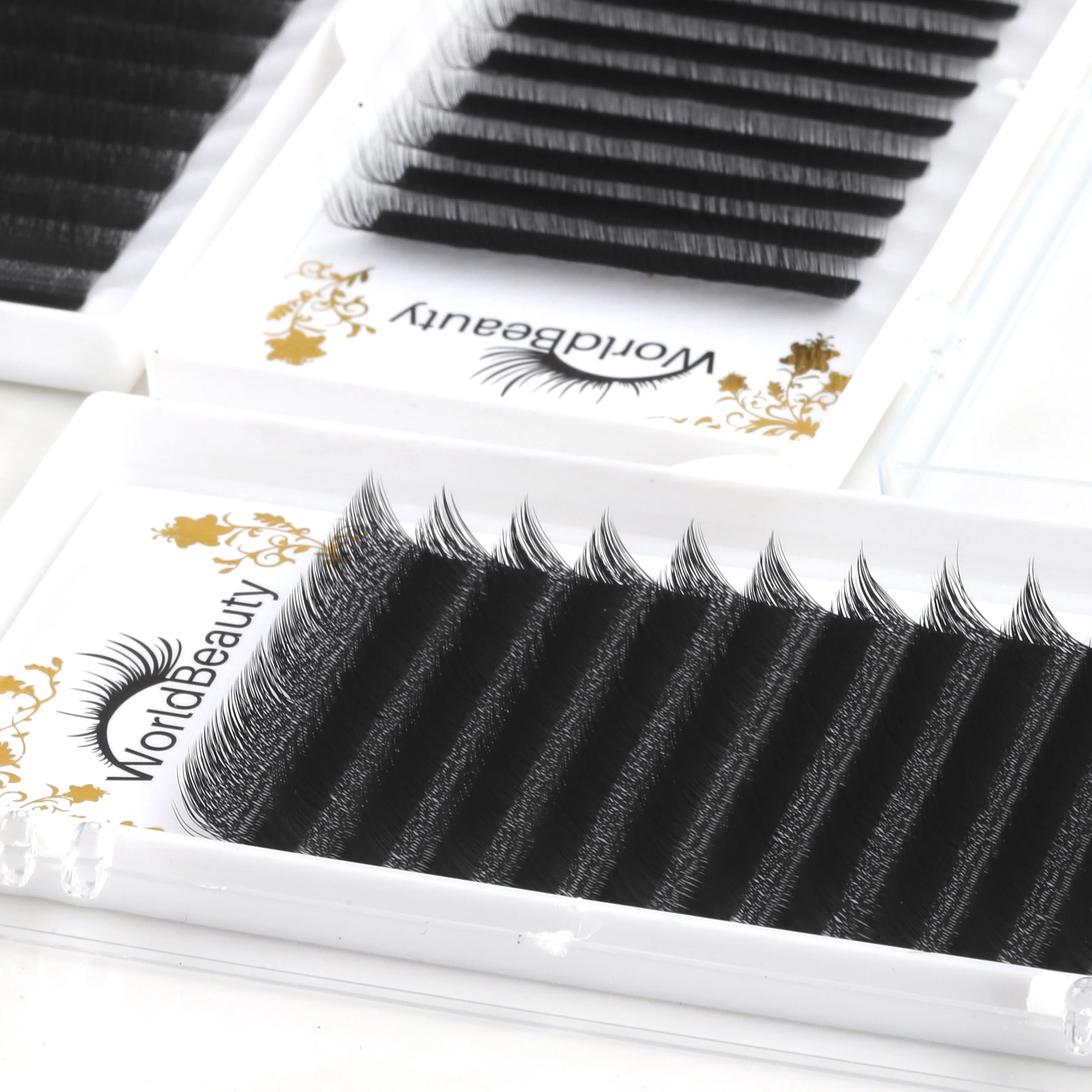 Worldbeauty Korean Pbt Fiber Wholesale W V shape yy Volume Eyelash Extension Supplier Products yy shape eye lashes extensions