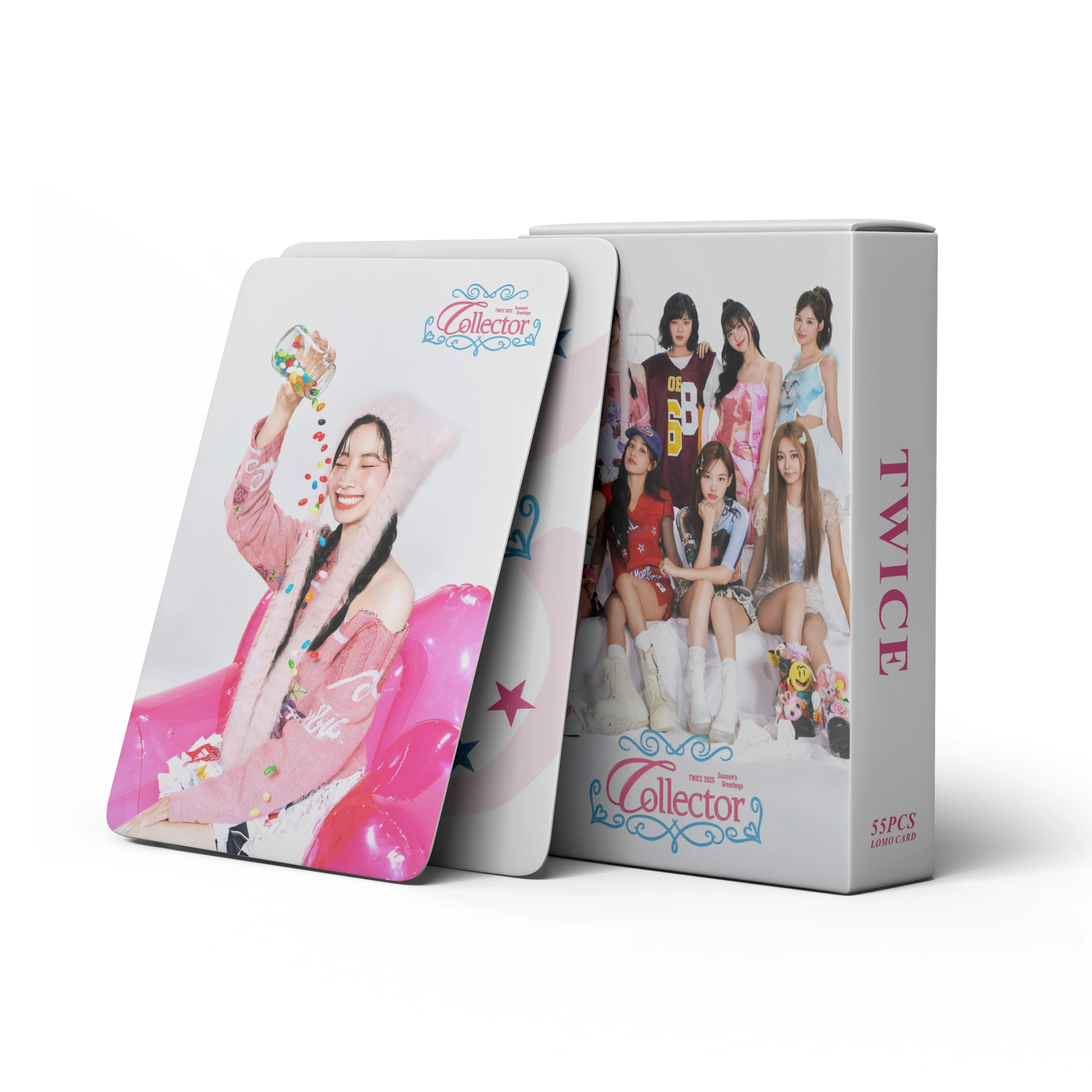 Голографическая Фотокарта KPOP Idol 55 шт./коробка MOMO SANA MINA два раза в 2025 сезоне