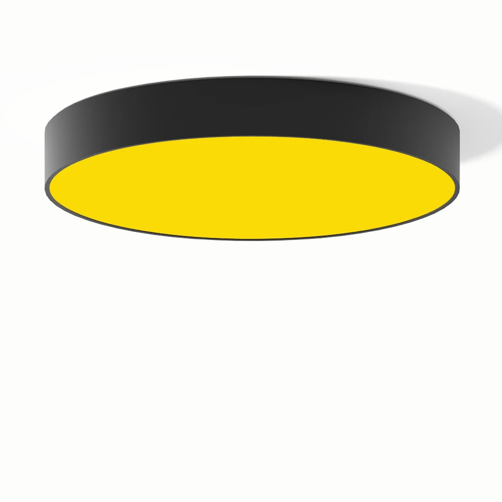 New product RGB round panel led suspension light for ceiling office lighting
