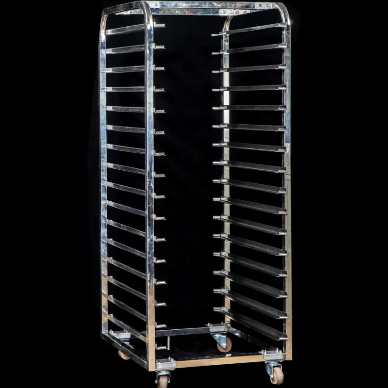 Customized Stainless Steel Food Trolley Dessert Bakery Racks 15 16 Layers Cooling Drying Tray Rack Trolley