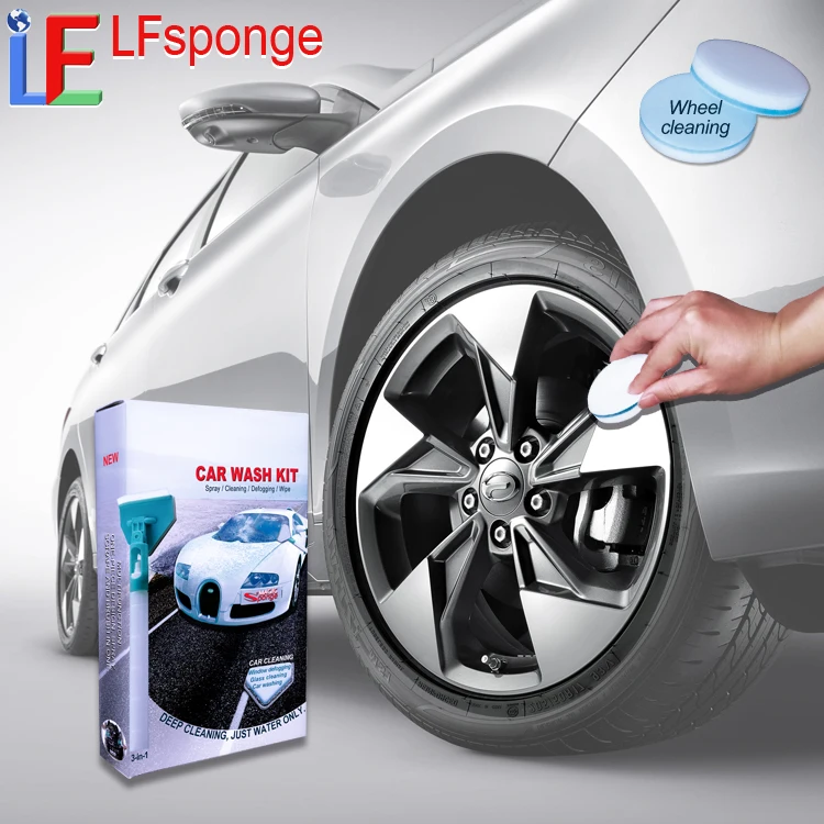 Distributor Wanted  wash car sponge magic Eraser Sponge for car seat Leather Care Cleaning car wash kit