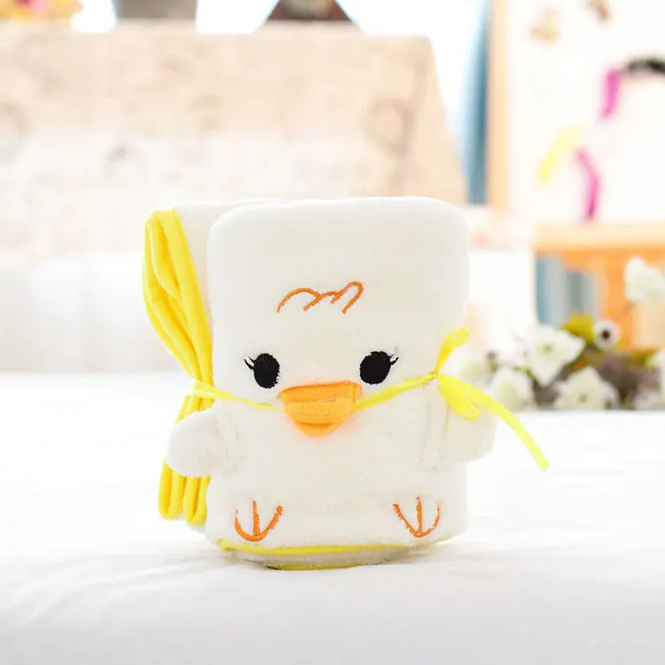 high quality coral fleece animal design baby blanket