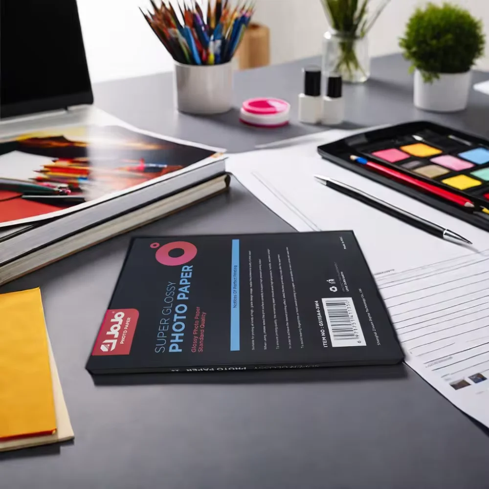 One Face 200g High Gloss A4 Size One Side Photo Paper for Inkjet Printers Waterproof Label Jojo Paper Color Inkjet Photo Paper