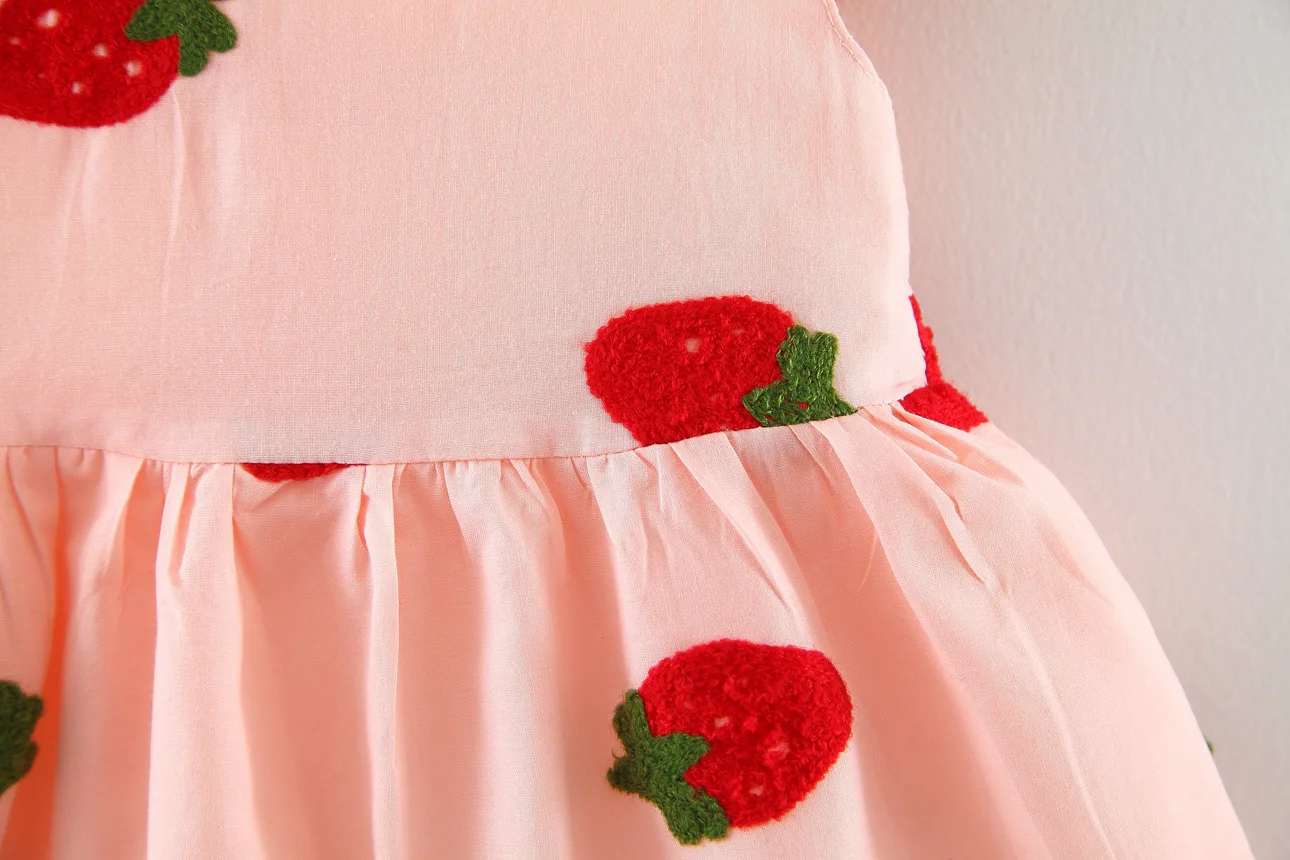 Baby Girls Cotton Blend Dresses ropa para ninas One Piece Clothing Kids Dresses For Girls Of 2 Years Old