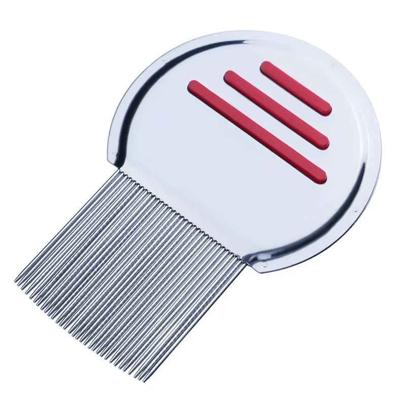 New pet products Flea removal comb pet brush 304 stainless steel three rod thread needle cat and dog Grate
