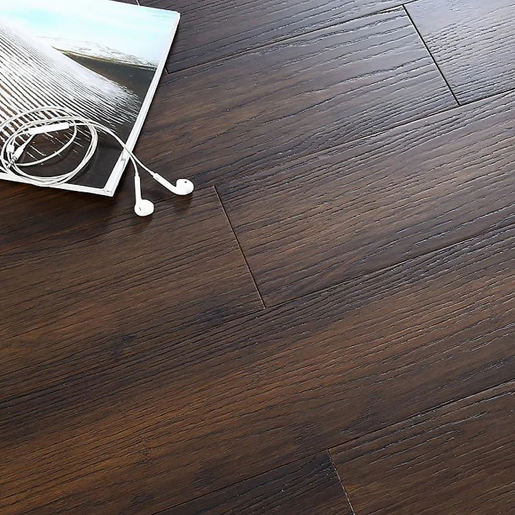 High density strand woven bamboo floor factory wholesale cheap price carbonized solid bamboo flooring