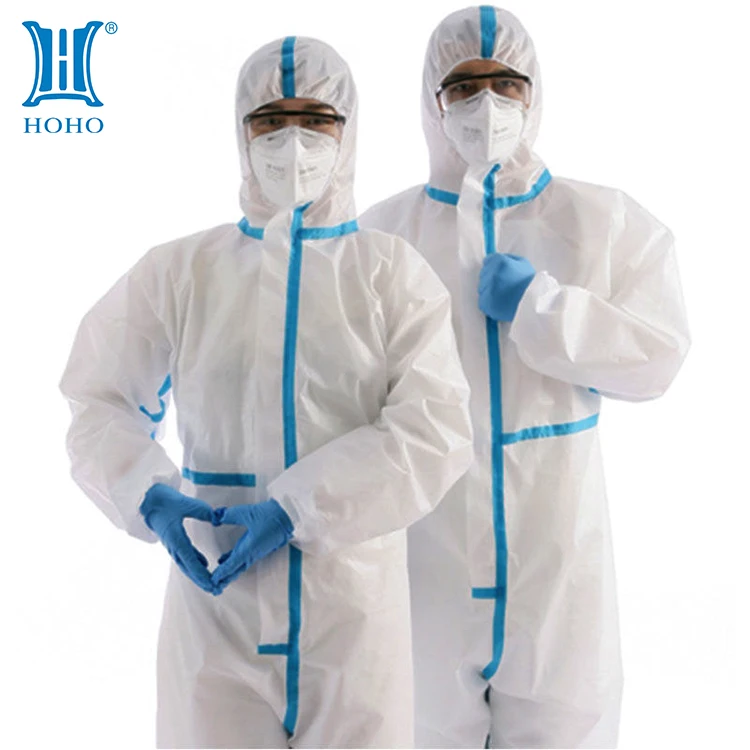 
High Quality and Practicalppe Protective Suit Fabric Protective Suit Medical Disposable Ce Nylon / Cotton Class I GB/T 32610 