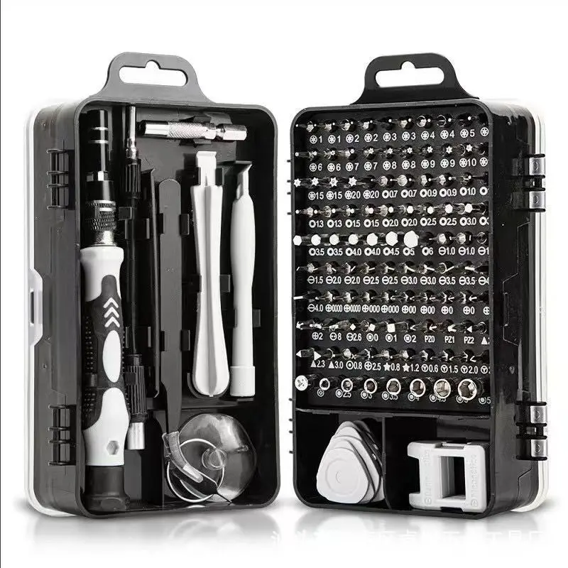 115 in 1 Precision Screwdriver Set Repair Tool Kit with Screwdriver Bits Screwdriver Heads for Clock Mobile Phone Repair Tool